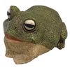 Top Brass Chunky Frog Key Hider Figurine - Cute Toad Garden Statue with Secret Compartment - Indoor/Outdoor