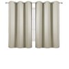 LEMOMO Light Beige Thermal Blackout Curtains/38 x 54 Inch/Set of 2 Panels Room Darkening Curtains for Bedroom