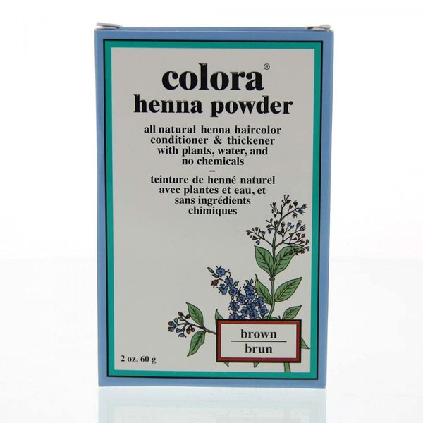 Colora Henna Powder Hair Color Brown, 2 oz