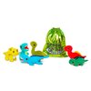 Naturally KIDS Dinosaur Plush Toys Set 6 - Stuffed Toy for Kids with Autism, Stress-Relief Fidget Toy, 6 Piece Assortment - Birthday Gift for 2-7 Year Old Boys and Girls