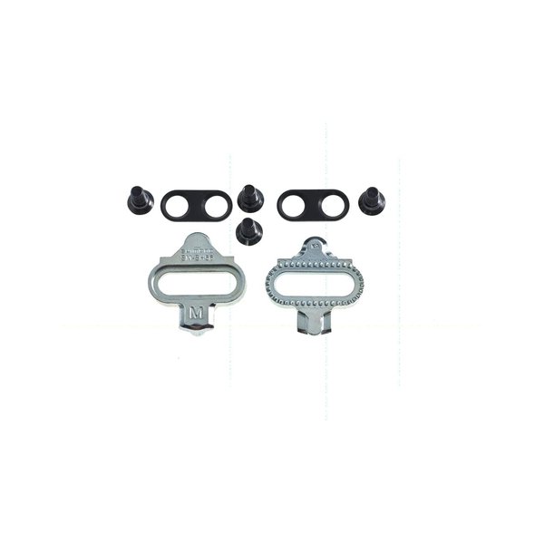 SHIMANO SM-SH56 Cleat Set with Counter Plates, Black, one Size