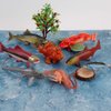 Fantarea 8 PCS Ocean Sea Marine Animal Model Figures Salmon Tuna Ratfish Figurines Party Favors Supplies Cake Toppers Decoration Collection Set Toys for 5 6 7 8 Years Old Boys Girls Kid Toddlers