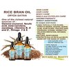 Botanical Beauty RICE BRAN OIL 100% Pure Natural Refined Undiluted Cold Pressed Carrier Oil for Face, Skin, Body, Hair, Massage, Nails. 4 Fl. oz - 120 ml