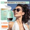 Face Sunscreen SPF 50+ PA+++,Refreshing Moisturizing Sunblock,Clear Non-greasy Face Moisturizer,Lightweight Long Lasting Hydrating Sunscreen Lotion for Face and Body