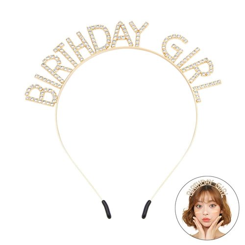 Birthday Girl, Birthday Crown, Birthday Headband, Birthday Tiara for Women, Birthday Girl Headband, Birthday Girl Crown, Birthday Crown Adult Woman, Happy Birthday Headband Decoration Princess Crown