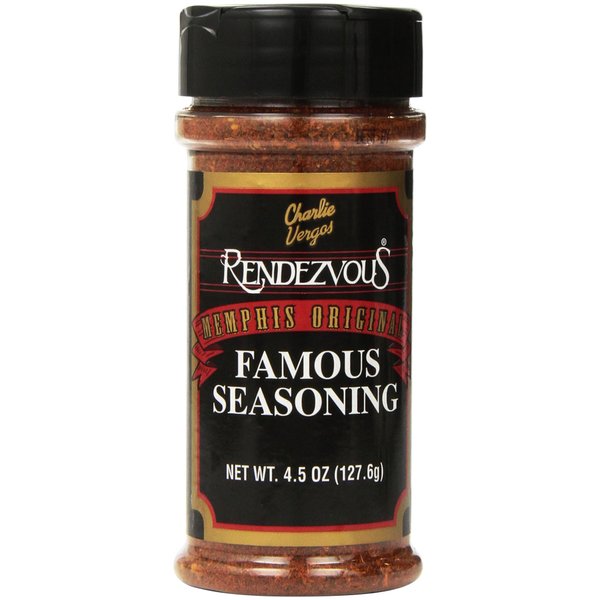 Charlie Vergos Rendezvous Famous Memphis Barbecue Dry Rub Seasoning (4.5 oz)