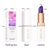 lakerain Color Changing Lipstick Moisturizer Magic Temperature Shimmer Color Change Lip Gloss Magical Discoloration Waterproof Long Lasting Lips (Purple)