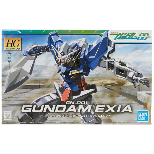 Bandai Hobby #1 Gundam EXIA HG, Bandai Double Zero Action Figure