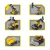 Vilbocr 6 in 1 Children Crane Toy Building Blocks Toys for 4+ Years Boys Kids Gift Idea Toy Construction Truck Toys 142Pcs-Compatible with Other Building Block Toys （Crane Truck）