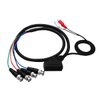 XTPTFABS Female RGB Euro SCART to 4 RGB BNC and 2 RCA Adapter Audio Video Gaming Cable, Use for Sony PVM BVM Series Monitors,JVC Series TM-H1750CG TM-H1950CG Monitor, Neo Geo CD Console etc