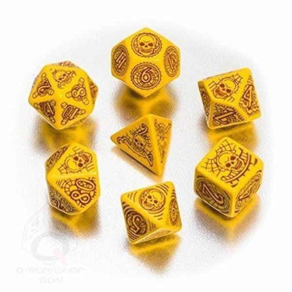 Q-Workshop Games Skull & Shackles Dice Pathfinder Dice Set of 7