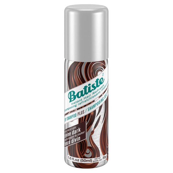 Batiste Dry Shampoo Divine Dark Mini Travel Size 1.6 oz (Pack of 6)