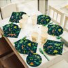 Tevxj 96PCS Dinosaur Tableware Set Fossil Dinosaur World Dinnerware Disposable Plates Dinosaur Theme Party Plates Napkins Forks for Boys Kids Dino Birthday Shower Party Decorations Supplies 24 guests