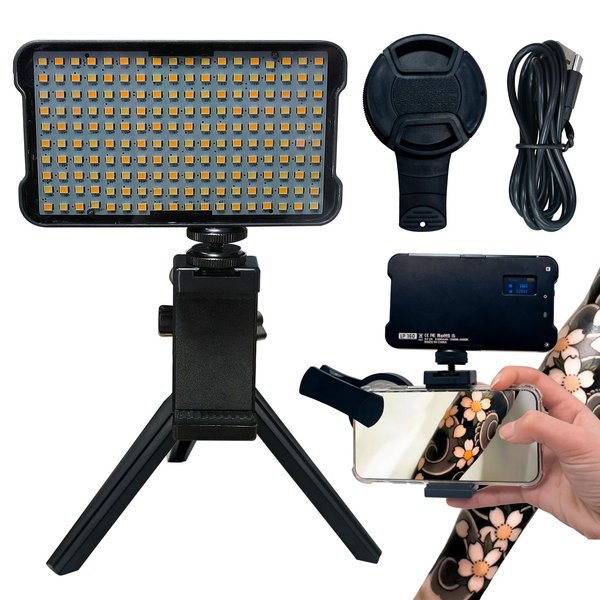 Tattoo Equipment and Supplies,Tattoo Artist Gifts,Selfie Light and Circular Polarizer Filter,Tattoo Accessories with Front & Back Clip Take Photos to Show The True Effect of The Tattoo.
