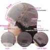 5x5 Lace Closure Bob Wigs Human Hair Straight Short Bob Glueless Wigs Undetectable Transparent Lace Wig Pre Plucked for Women 180% Density 10 inch