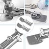 Adjustable Sewing Rolled Hemmer Foot,2024 Upgraded Adjustable Sewing Rolled Hemmer Foot Set,Bobbins and Rolled Hemmer Foot,Adjustable Rolled Hem Presser Foot Sewing Machine Accessories(2pcs) (12-20mm)