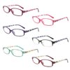 IVNUOYI 6 Pack Reading Glasses Blue Light Blocking,Fashion Ladies Spring Hinge Readers with Pattern Print,Anti Glare UV Eyeglasses for Women 2.5