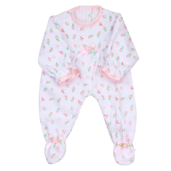 Sophia's 15 Inch Baby Doll Pajamas, Floral Print Doll Sleeper Perfect for Bedtime Fits 15" Baby Doll! 15 Inch Floral Print Sleeper with Gift Bag| Doll Not Included