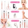 Manicure Set, Women Grooming kit, Pedicure Kit, Nail Clippers, Professional Grooming Kit, Nail Tools Gift with Travel Case for Men and Women Gifts Friends Parents