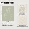 KBKBART Sage Green Matisse Wall Art Prints, Abstract Matisse Wall Art Exhibition Posters, Minimalist Women Body Line Art Leaf Boho Art Prints, Gallery Wall Decor（8x10inch, Unframed