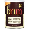 Brim Low Acid Ground Coffee, Regular Blend, 12 OZ