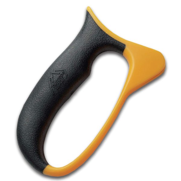 Outdoor Edge Tungsten-Carbide Knife Sharpener with Removable and Reversible Tungsten Carbide V-Shaped Bits for all Outdoor and Kitchen Knives