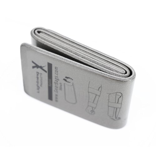 Lightning X Folded Universal Aluminum Medical Tactical Roll Splint 4.5" x 36" for First Aid Kits - Black/Grey (Pack of 1)