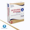 Dynarex Oil Emulsion Dressings, Wound Care, Absorbent, 3” x 8” Sterile Knitted Gauze Dressing with Emulsion Blend of Petrolatum and Sunflower Oil, 1 Box of 24