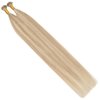 Ugeat I Tip Hair Extensions Human Hair Ash Blonde Itip Hair Extensions Short Hair Remy Human Hair Extensions I Tip 14 Inch 50s 40g