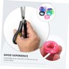KITANDOVE 12-pack Silicone Scissor Finger Ring Inserts - Barber's Choice for Hair Shears Grips - Ideal for Dog Grooming Scissors - Hair Styling Tools - Comfortable & Soft Thumb Ring Grips -