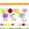 6 Pcs Mochi Squishy Toys for Kids Party Favors, Mini Round Animals Toys Kawaii Squishies for Classroom Prizes, Easter Basket and Goodie Bag Stuffers, Stress Balls Fidget Toys Bulk for Kids