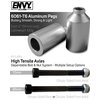 Envy Scooters Aluminum Peg Set with Axle Hardware - Silver Pair - Lightweight & Durable Pro Scooter Pegs for Stunt Scooters