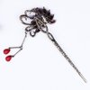 Vintage Chinese Women's Peacock Bird Crystal Hair Stick, Bridal Hair, Wedding Hair, Bride Hair Jewelry
