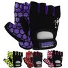 MRX Adjustable Weight Lifting Gloves Fingerless Gloves for Women, Reinforced Palm and Secure Closure, Leather Hand Protection Gear for Gym, Training and Exercise