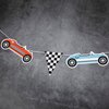 Retro Race Car Themed Birthday Banner,Race Car Party Decoration, Fast One Birthday Decoration for Boys,Two Fast Birthday,Boy Birthday Party Decorations,Race Car Checkered Banner