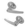 Honeywell Safes & Door Locks - Interior & Exterior Straight Lever Door Handle with Keys - Door Lever for Bedroom - Anti-Bump Resistant - Reversible for Right & Left Sided Doors - Satin Nickel, 8104301