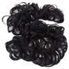 CAISHA Hairpiece Hair Wrap Heat-resistant Synthetic Fibres Curly Messy Updo Dark Brown HW21