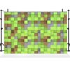 Ticuenicoa 5×3ft Game Birthday Decorations Pixel Miner Theme Party Supplies Include Banners,Boys Birthday Party Decorations Background