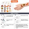 Woodland Temporary Tattoos Birthday Party Supplies Decorations 96PCS Tattoos Stickers Super Cute Fall Party Favors Kids Girls Boys Gifts Classroom School Prizes Themed Christmas