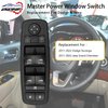 Master Power Window Switch | 3 PINS + 8 PINS Check Required | Replacement for 2011 – 2022 Dodge Durango, Jeep Grand Cherokee | Replaces# 68086693AC 68086693AD