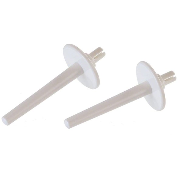 YEQIN 2pcs Spool Pin Extra Twin Needle fits Singer Riccar Simplicity Brother #13092001,130920051