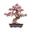 ROBOTIME Sakura Bonsai 3D Puzzles Wooden Artificial Cherry Blossom Tree DIY Model Building Kit for Home Decoration and Office Art Creative Gifts
