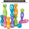 Bowling Set for Kids 2-5,Includes 10 Plastic Pins & 2 Balls, Indoor Activity Games, Birthday Gifts for Boys Girls 5-7,(Color Gift Box Packaging)