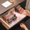 WECHENG 2 Pack Eyeshadow Palette Makeup Organizer, 7-Section Acrylic Cosmetic Storage, Accessories Storage Organizer for Cosmetic,Eye Shadow, CD and Sunglasses
