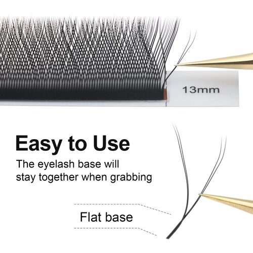 COZBIRD yy Eyelash Extension y Lashes Supplies 2d 4d Premade Fans Volume Lashes Fluffy Faux Mink Soft Natural 12 rows (0.07mm C curl 8-12mm Mix)