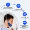 2 Packs Chin Straps for Users and Mouth Breathers - Anti Snoring Chin Strap for Men and Women,Chin Straps to Reduce Air Loss, Instant Mouth-Snoring Relief, Great Value Supplies by Medihealer.