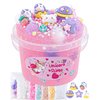 10 FL OZ Unicorn Slime Kit, Pink Clear Slime Bucket, Slime Party Favors for Kids, Glimmer Crunchy Slime Includes 9 Packs of Slime Add-ins, Stress Relief Slime Kit for Girls and Boys Ages 8-12