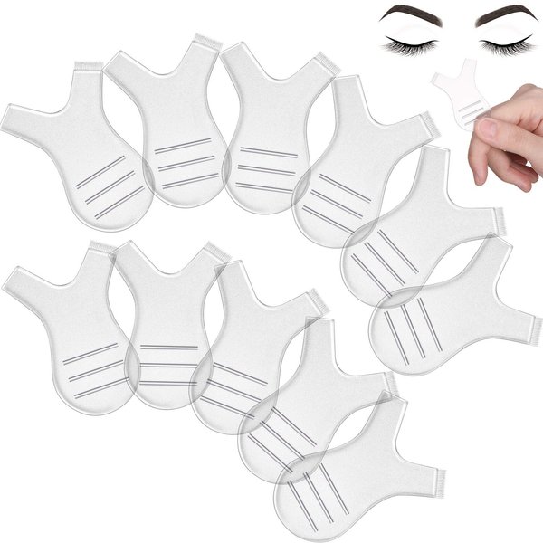 60 Pieces Y Comb Eyelash Lift Brush Eyelash Perming Brush Makeup Beauty Tool Supplies for Lash Grafting Eyelash Extension