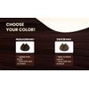 RICHENNA Ez Speedy Self Hair Color for Gray Hair - Henna Hair Cover, Just 3 Minutes (Dark Brown)