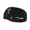 Christian Jesus Cross Faith Sports Headband,Breathable Sport Yoga Workout Turban Headband for Women Men Hair Accessories